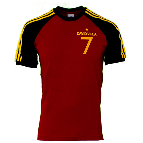 Spanien t-shirt med DV7 front