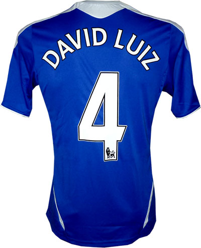 Chelsea hjemme trøje 11-12 David Luiz 4