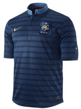 Frankrig EM 2012 hjemme bane trøje