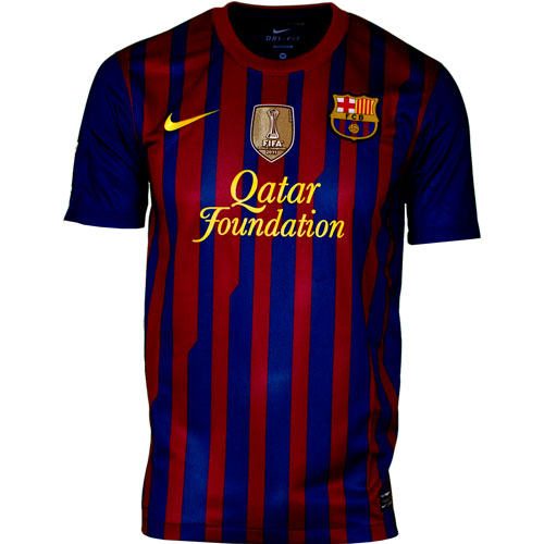 FC Barcelona hjemme trøje 11-12 world club champs badge