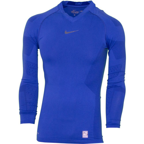 Nike Vapor neck blå thermo trøje