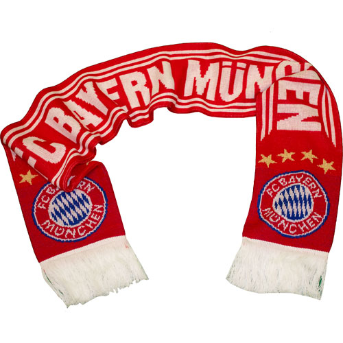 FC Bayern halstørklæde rød og hvid