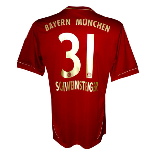 FC Bayern hjemme trøje Schweinsteiger 31 tryk