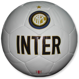 Inter replica fodbold i hvid