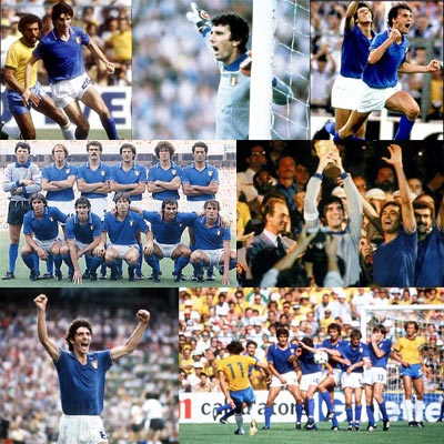 Gli Azzurri pics - Italien VM 1982 billeder