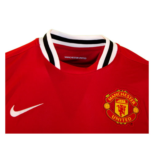 Manchester United hjemme trøje klublogo Nike Swoosh