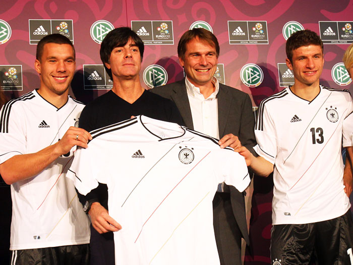 Tysk landsholdstrøje EM 2012 præsentation