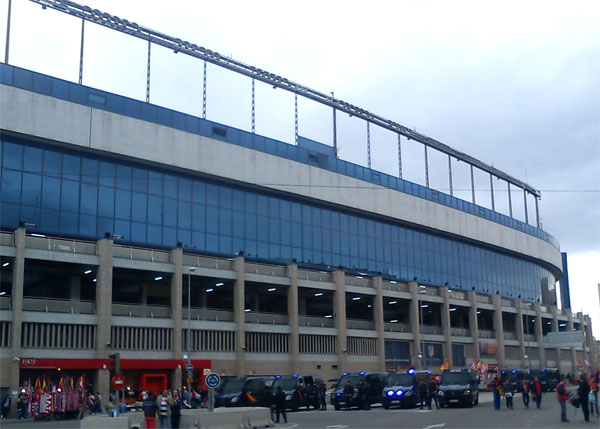 Vicente Calderon i Madrid hjemmebane for Atletico Madrid